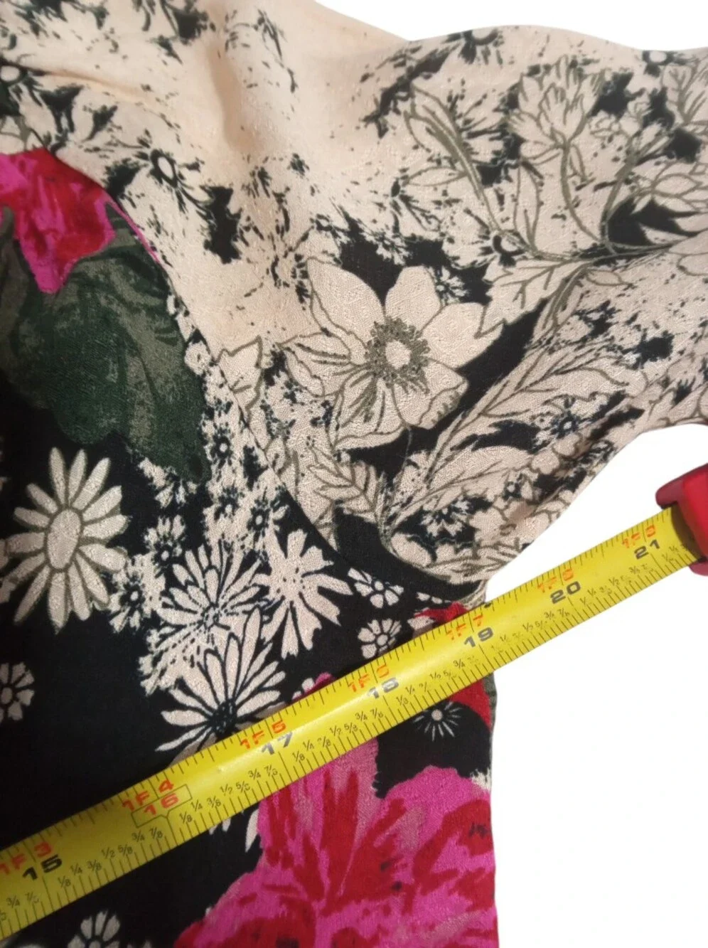 Free People Floral Lightweight Hook Closure Office Blouse Career Boho Sz SP